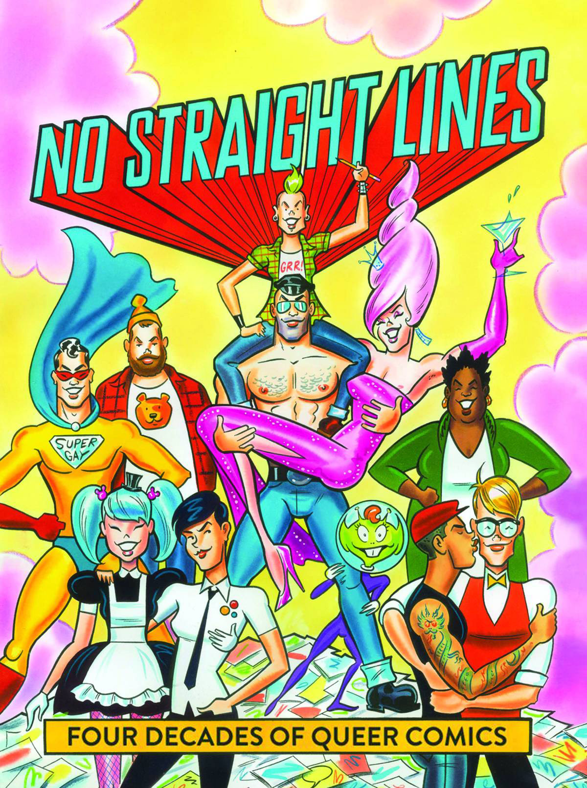 NO STRAIGHT LINES poster